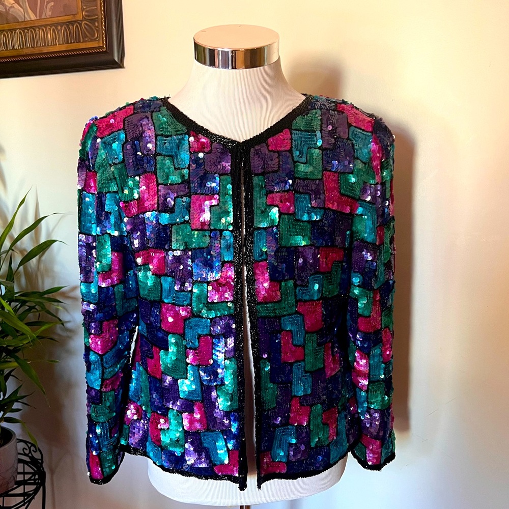 Stenay sequin top. XL